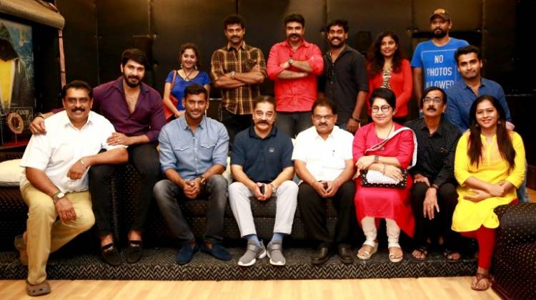 பாண்டவர் அணியை ஆசிர்வதித்த கமல்ஹாசன் 