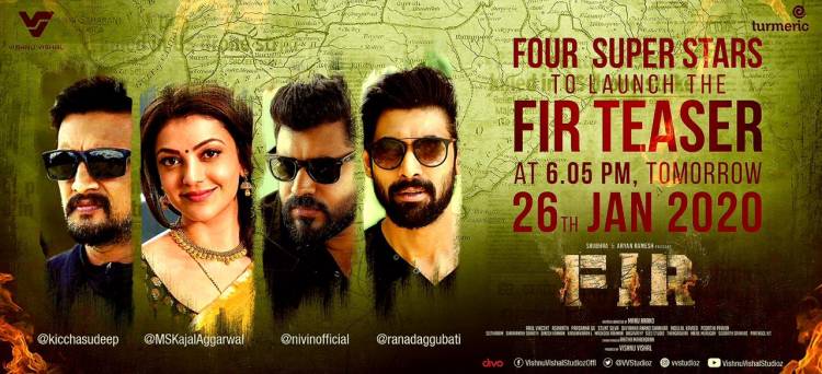 Four superstars will be launching the FIRteaser tom 26Th Jan  at 06:05 PM‬