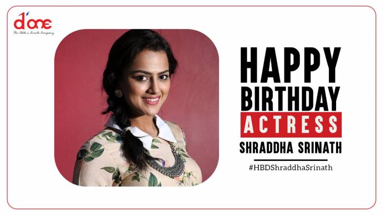  Many more happy returns of the day @ShraddhaSrinath  @DoneChannel1