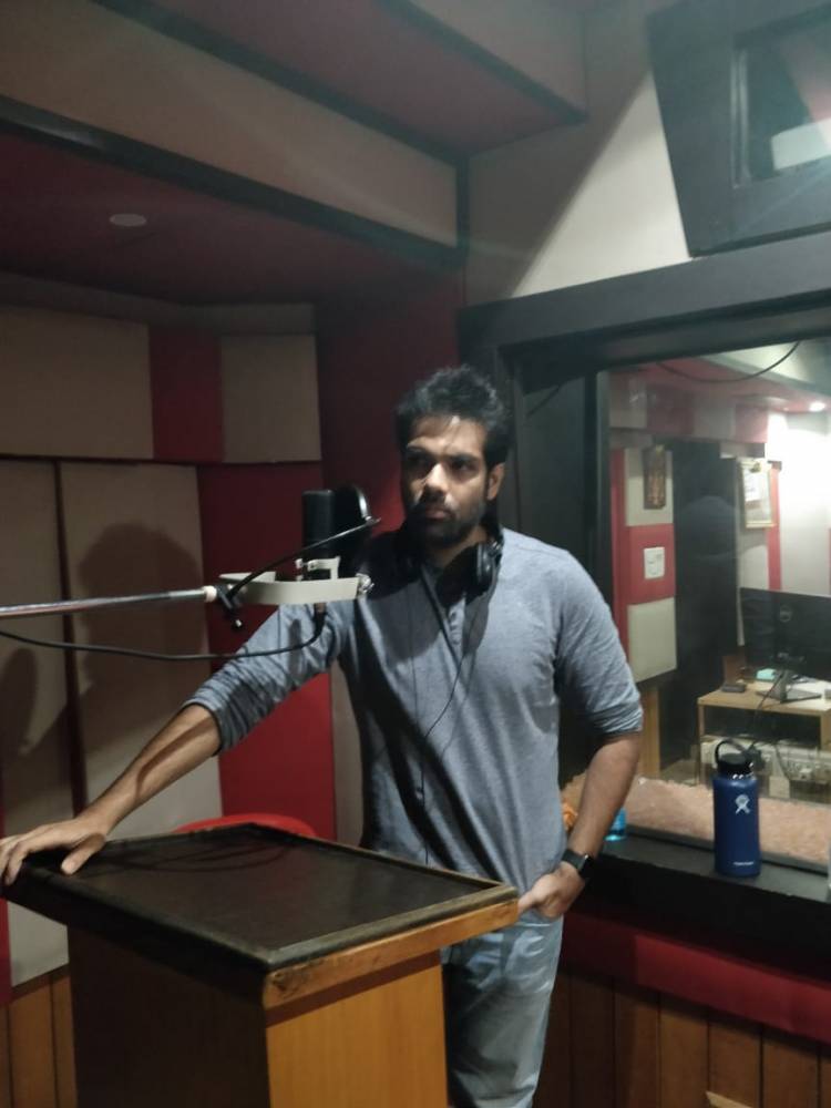 #Kabadadaari dubbing got completed today with @Sibi_Sathyaraj .
