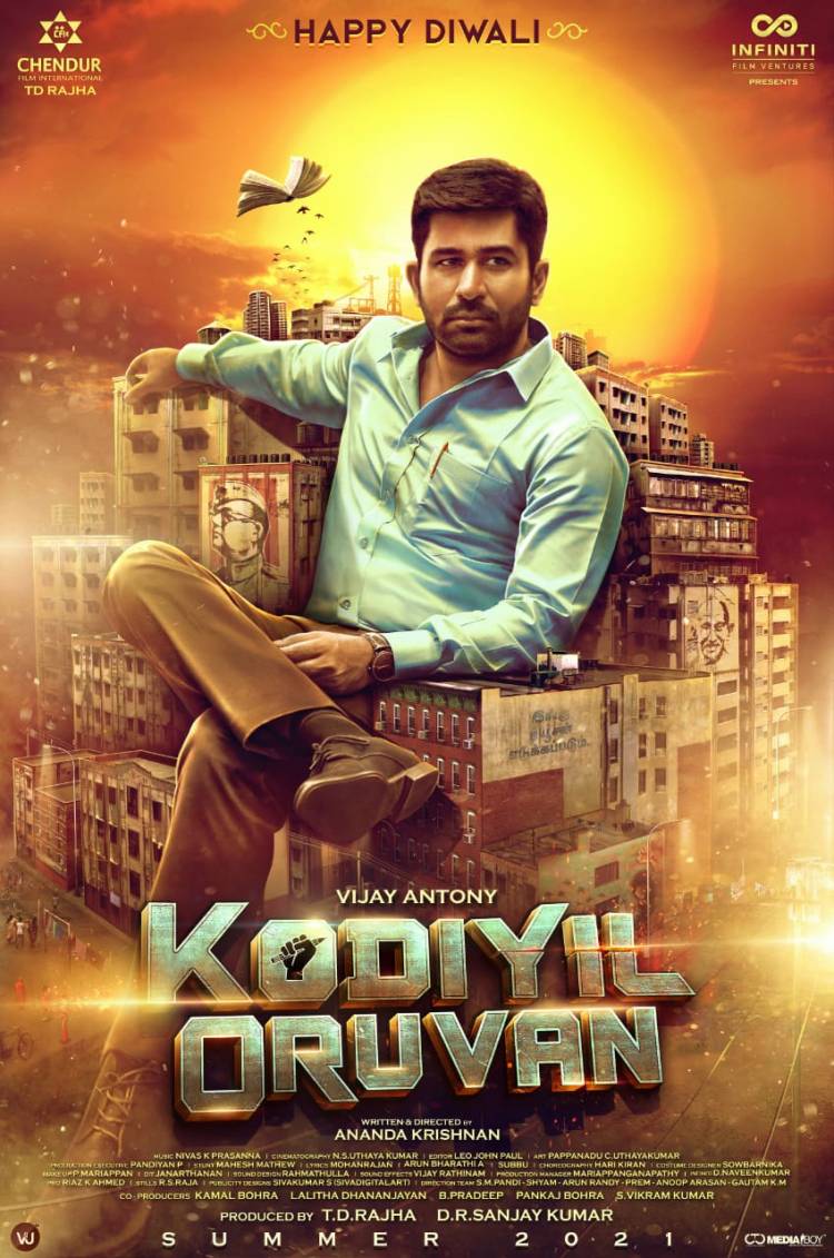 Here is #KodiyilOruvan First Look!   @vijayantony @akananda @im_aathmika