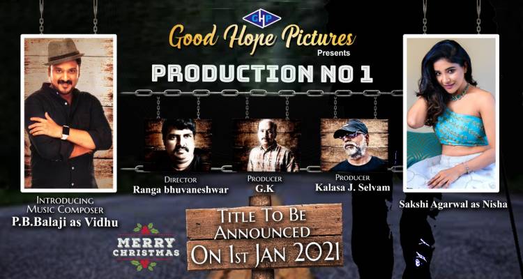 #GoodHopePictures proudly announces its lead actors  @itsmevidhu and @ssakshiagarwal for their #productionno1 on this spl day.