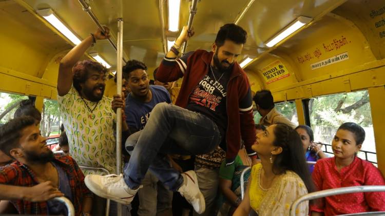 Here is the EXCLUSIVE still from @iamsanthanam's #ParrisJeyaraj, All set to hit the screens from February 12th. 