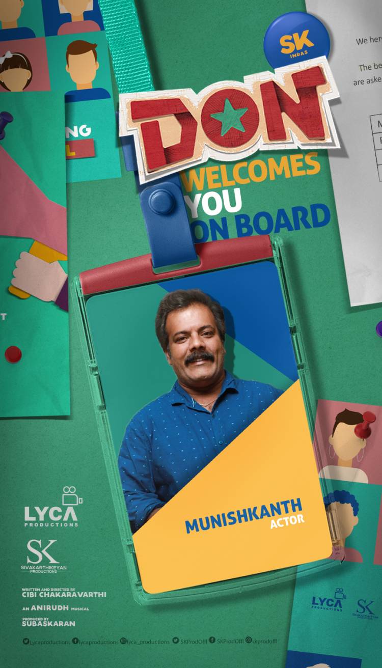 #Munishkanth, @Bala_actor & @kaaliactor are on-board for #DON.