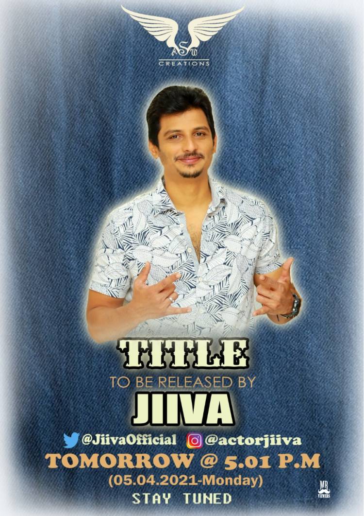 Production #AswCreations Producer #HenriDavidIR Production no 1  Title will be released by @actorjiiva Tomorrow at 5 PM