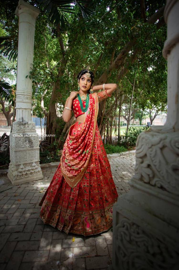 Most Beautiful "Bigil" Fame Actress @GayathriReddy95 Looks Stunning in #ugadispecial Traditional Outfit.