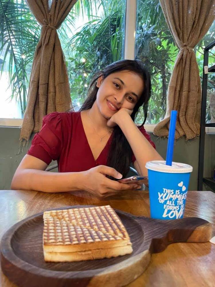 Check out the simple and elegant still of Actress #SriDivya taken on her birthday