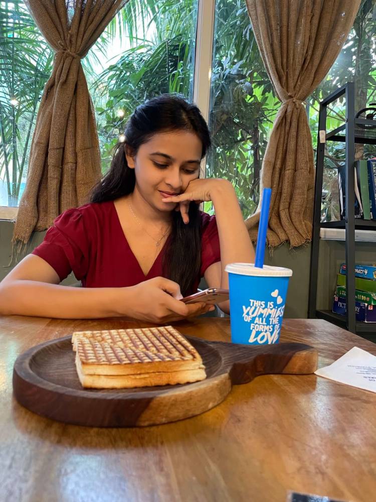 Check out the simple and elegant still of Actress #SriDivya taken on her birthday
