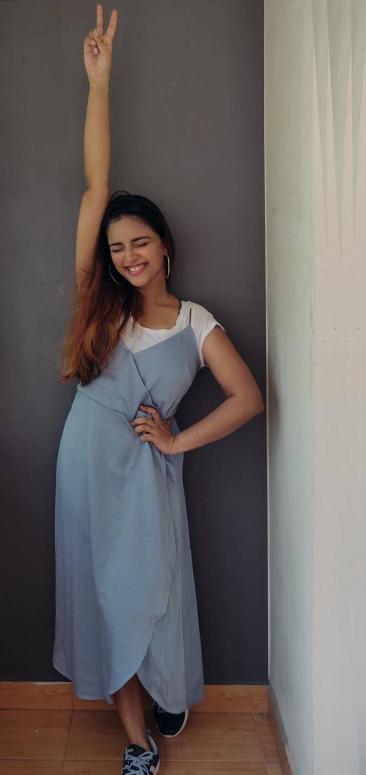 Rockin’ blue to beat the blues! Just casual clicks of Actress @ivasuuu