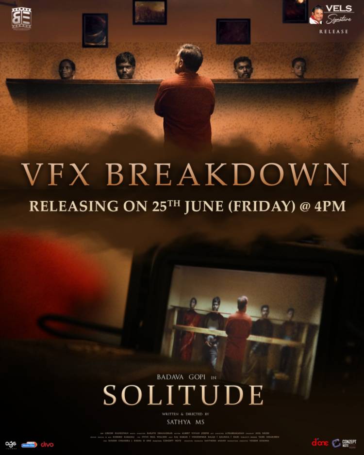 The VFX breakdown video of the short film #SOLITUDE is releasing on 25th June, Friday at 4PM. Stay tuned! 