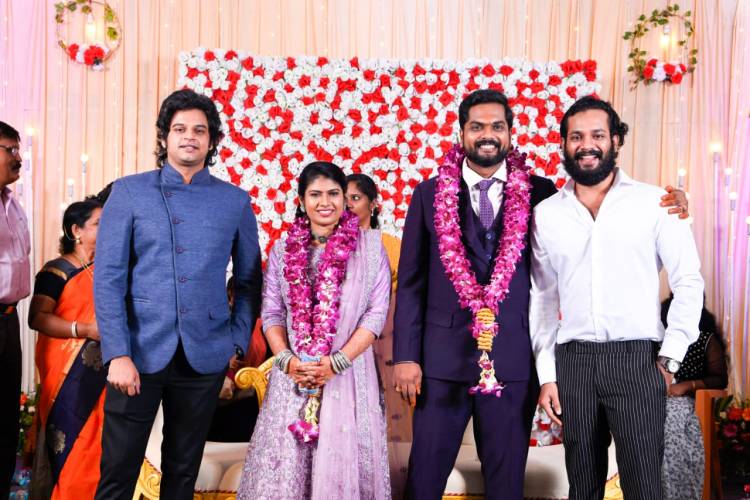 Celebrities from the film industry  attended the wedding ceremony  of #Dikkiloona Director