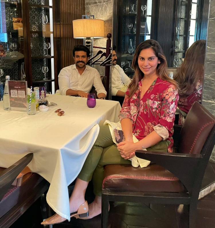 #RamCharan & #Upasana redefine working couple goals with their impromptu lunch date