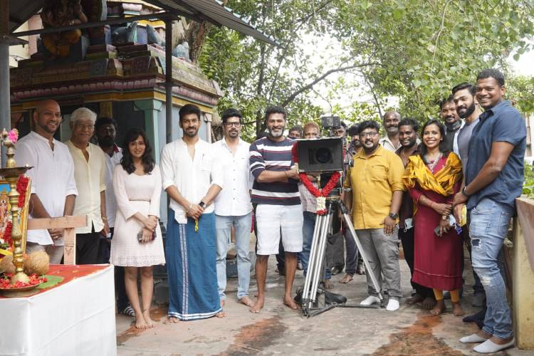 Shooting of Mini Studio untitled film starring Prabhu Deva , Raiza Wilson