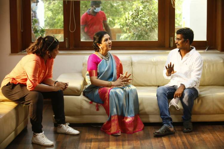 Mirchi Shiva-Priya Anand starrer Director R. Kannan’s remake of the classic comedy “Kasethan Kadavulada shooting nears completion
