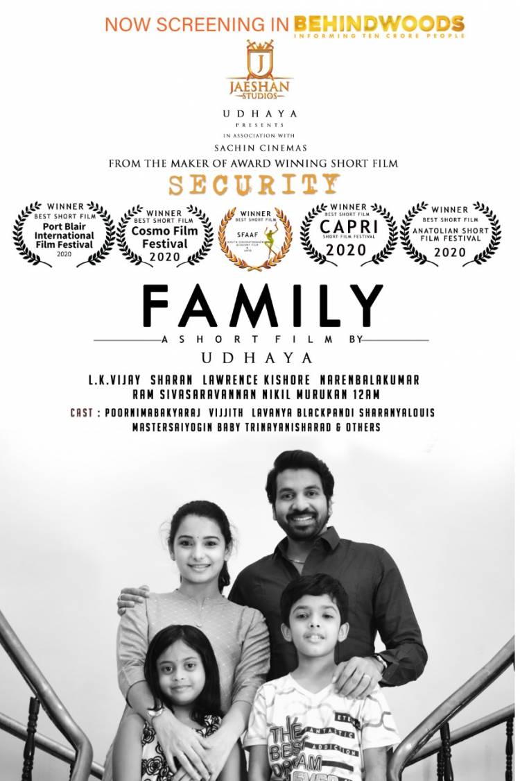@ACTOR_UDHAYAA's next Directorial #FAMILY now screening in @behindwoods