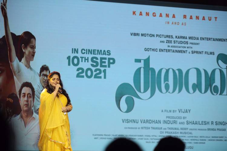 Kangana Ranaut starrer “Thalaivi” is all finally set to enthral the Pan-Indian audiences from September 10, 2021