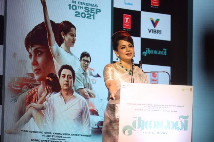 Kangana Ranaut starrer “Thalaivi” is all finally set to enthral the Pan-Indian audiences from September 10, 2021