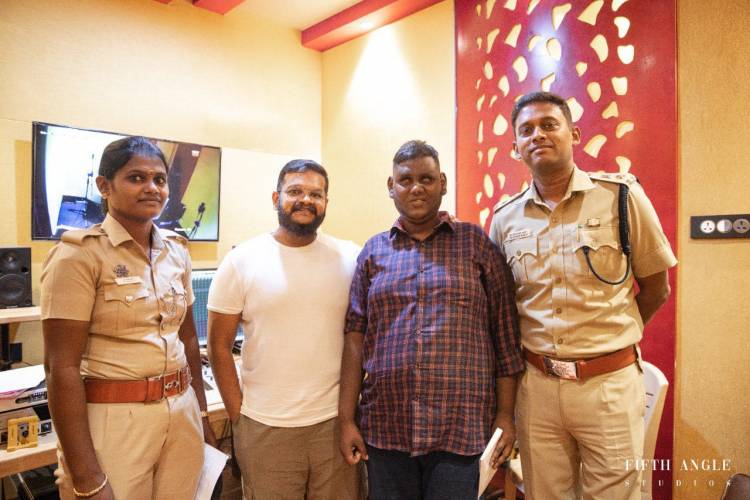 Music director @GhibranOfficial has  scored music for a song dedicated to real life heroes from TN Police.