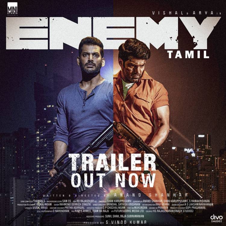The wait is over  The much awaited #EnemyTrailer (Telugu) is here #Enemy Grand release on this Diwali, Nov 4th. 