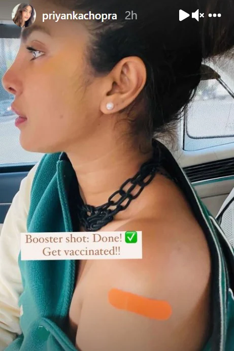 Priyanka Chopra wears band-aid on her arm in new photo, has a message for fans