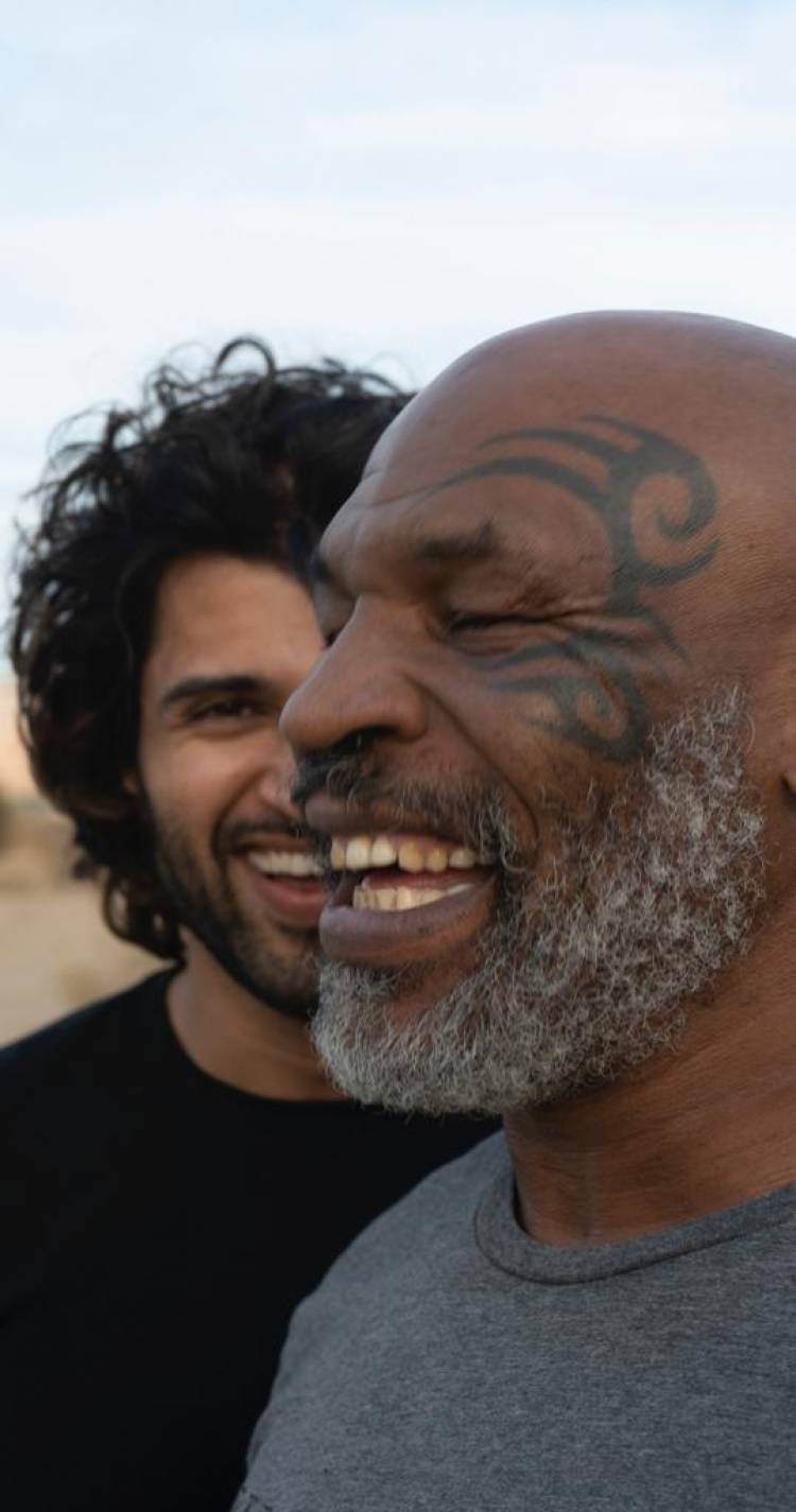 Legend Mike Tyson, Liger Vijay Deverakonda Met Face To Face For USA Schedule