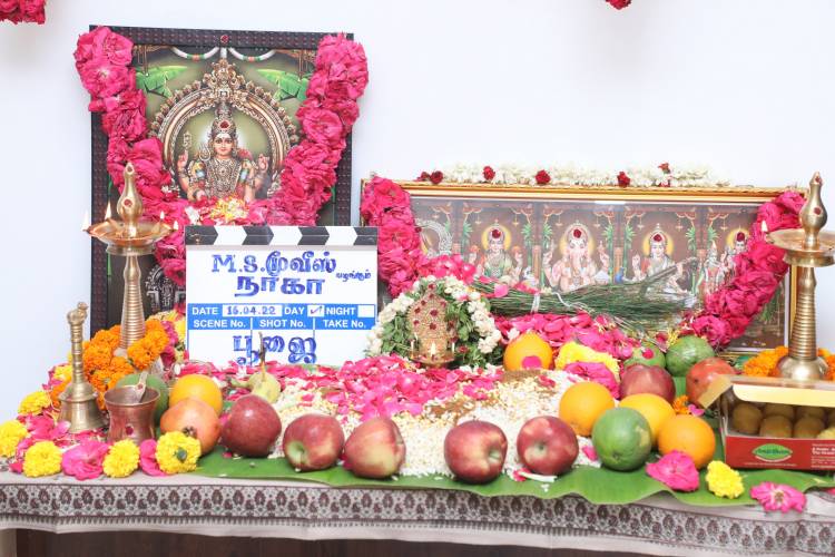 "NAGA" is being produced with a Magnificent graphic budget. Actress Bindhumadhavi plays as a devotee of naga amman.