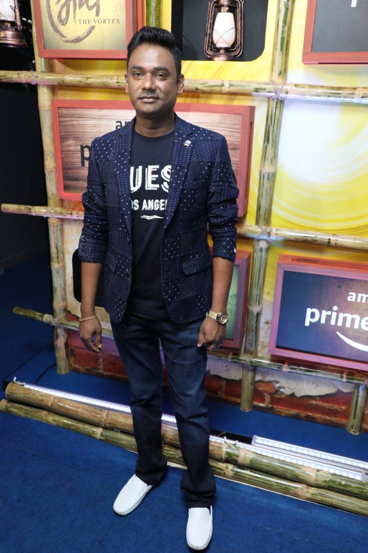 Gayatri- Pushkar, creators of Amazon Prime Video original Suzhal- The Vortex held a screening for their friends in the film fraternity in Chennai today.