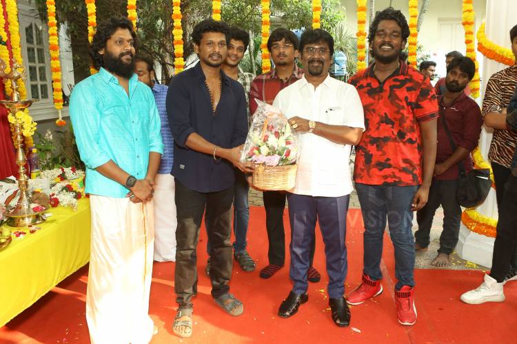 Vision Cinema House Dr. D. Arulanandhu presents  Filmmaker Hari Haran Ram directorial Actor Rio Raj’s new movie launched with ritual ceremony Filmmaker Lokesh Kanagaraj’s friendly gesture of operating the clapboard for the first shot