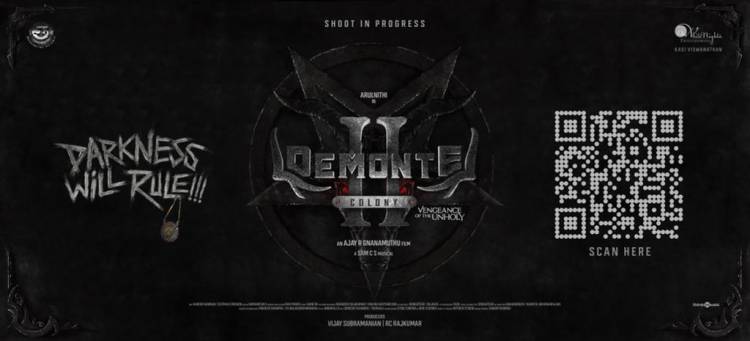 Arulnithi-Priya Bhavani Shankar starrer ‘Demonte Colony 2’ creates a sensation with first-of-its-kind posters!!!