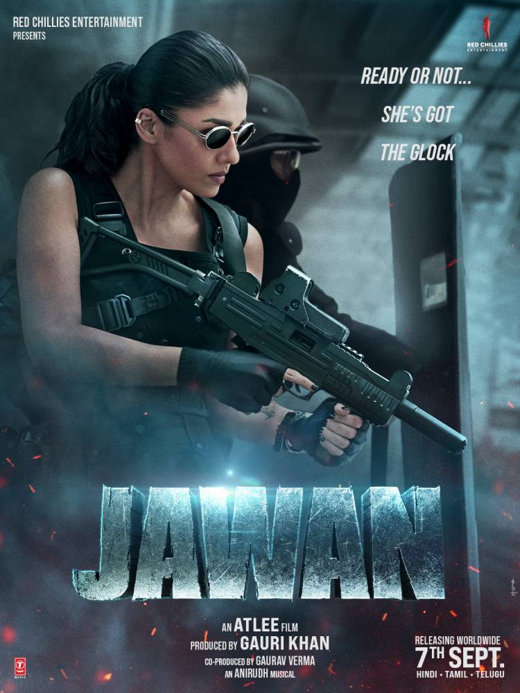 SRK LAUNCHES NAYANTHARA POSTER - THE LEADING LADY OF JAWAN WITH A POWERFUL CAPTION