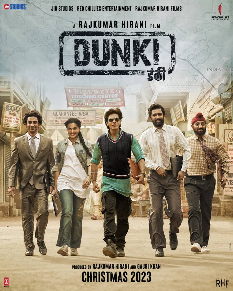 Catch the most amazing ensemble cast of Dunki in the two posters launched yesterday!