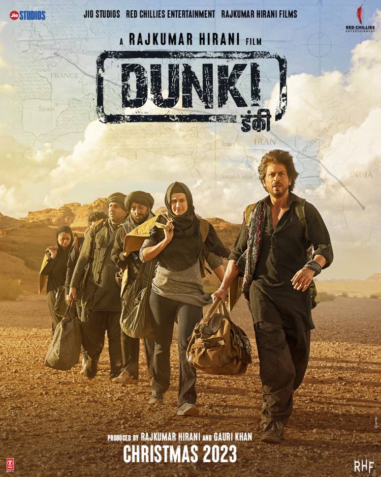 Catch the most amazing ensemble cast of Dunki in the two posters launched yesterday!