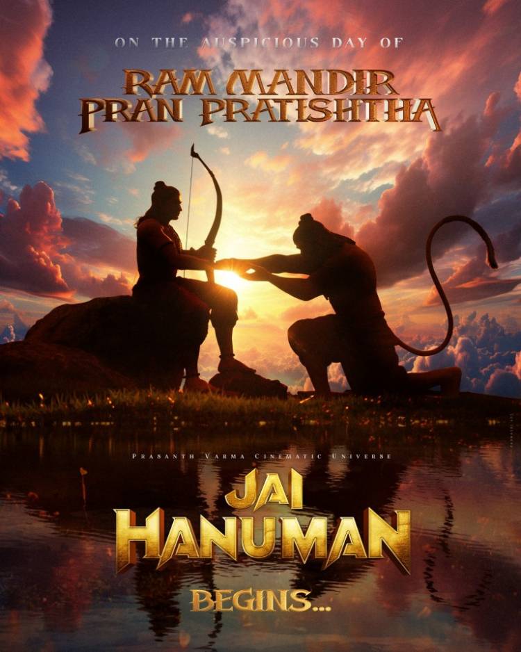 The Visionary Prasanth Varma Begins Pre-production Of Another Epic Adventure Jai HanuMan From The PVCU, On The Momentous Occasion Of Ram Mandir Inauguration