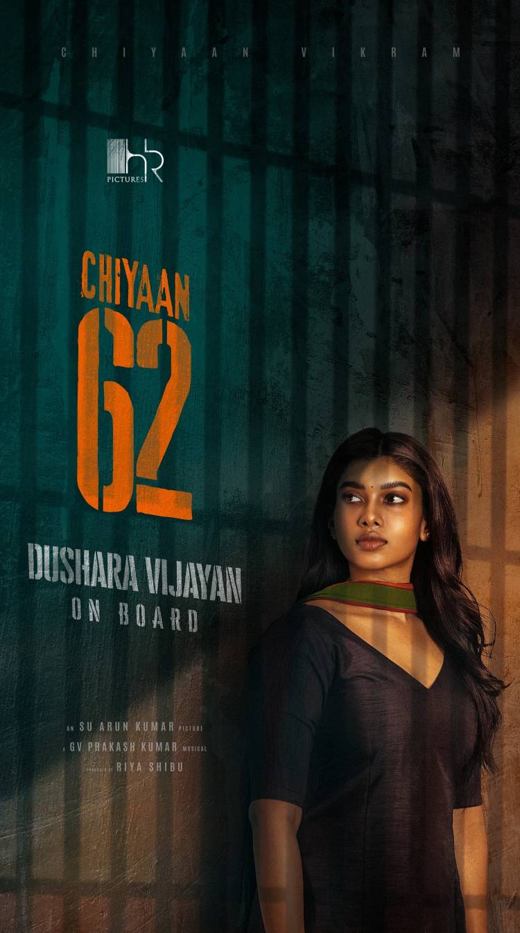 Actress Dushara Vijayan gets onboard Chiyaan 62!