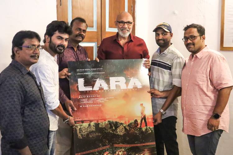 'லாரா'  படத்தின் டைட்டில் லுக் சத்யராஜ் வெளியிட்டு வாழ்த்தினார்!