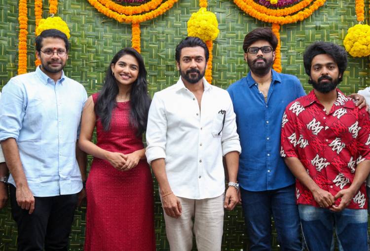 சூர்யா 46 '  - வெங்கி அட்லூரி படத்தின் பூஜை