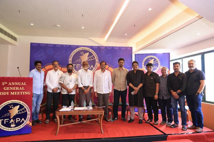 தமிழ்த் திரைப்பட நடப்புத் தயாரிப்பாளர் சங்க (TAMIL FILM ACTIVE PRODUCERS ASSOCIATION) வருடாந்திர பொதுக்குழுக் கூட்டத்தில் (ANNUAL GENERAL BODY MEETING) எடுக்கப்பெற்ற சில முடிவுகள்