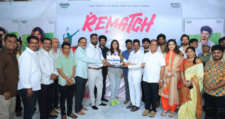 KPY Bala's next film ‘Rematch’ begins with grand pooja ceremony; Tamil cinema’s first badminton-based romantic sports drama