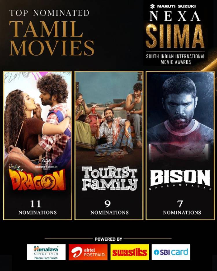 14th NEXA SIIMA Awards Unveil 2025 Nominations