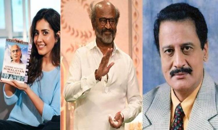 Rajinikanth gifts spiritual book to Raashii Khanna, extends financial support to Mohan Sharma
