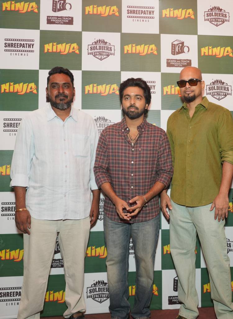 *ஜி.வி. பிரகாஷ் குமார் கதாநாயகனாக நடிக்க, சீன் ரோல்டன் இசையமைக்கும் கே.எஸ். சினிஷ் வழங்கும் ‘நிஞ்ஜா’ திரைப்படத்தின் படப்பிடிப்பு ஆகஸ்ட் 24 ஆம் தேதி பூஜையுடன் தொடக்கம்!*