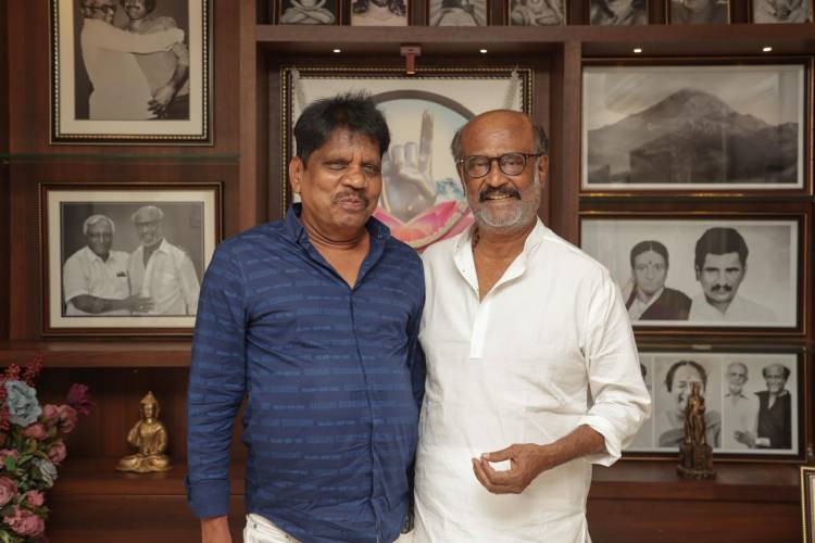 *சூப்பர் ஸ்டார் ரஜினிகாந்திடம் பிறந்தநாள் வாழ்த்துப் பெற்ற ரெட் ஜெயன்ட் மூவிஸ் இணைத் தயாரிப்பாளர் M. செண்பகமூர்த்தி