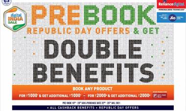 RELIANCE DIGITAL OFFERS BIGGER SAVINGS ON PRE-BOOKING FOR REPUBLIC DAY DIGITAL INDIA SALE