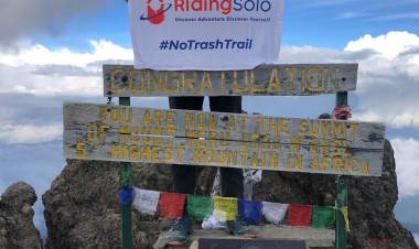 Madhusudan Patidar sets a new trek record, supported by RidingSolo