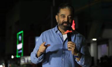 Photos and audio recording of Makkal Needhi Maiam party President Mr. Kamal Haasan at TNHB colony- 3.3.2021