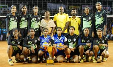 SRM IST won the state level volleyball tournament organised by FVC volleyball club ,Bargur from 11 to 15 march 2021.
