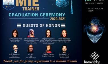 111 teachers from across India graduate as Microsoft certified Trainers for digital classroom education in a first-ever global ceremony by Tech Avant-Garde