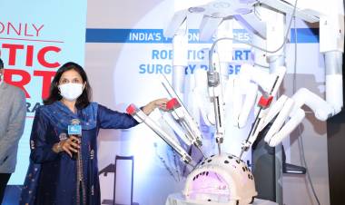 Apollo Hospitals Bangalore becomes the first hospital in the country to have completed 100 Robotic Cardiac Surgeries