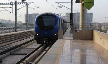 சென்னை விம்கோ நகர்- திருவொற்றியூர் இடையே மெட்ரோ ரயில் வழித்தடத்தில் தண்டவாளத்தில் ஏற்பட்ட திடீர் விரிசல்