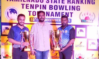 டென்பின் பந்துவீச்சு போட்டியில் முதல் பரிசை வென்ற ஹபீபூர் ரஹ்மான்  